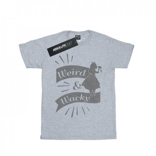 Disney meisjes Alice In Wonderland raar en gek katoenen T-shirt