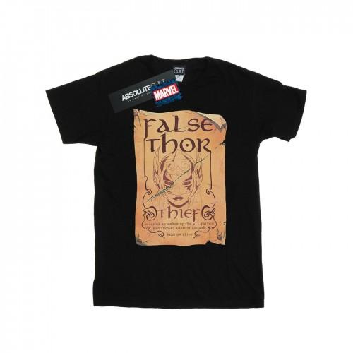 Marvel Girls The Mighty Thor False Thor Poster katoenen T-shirt