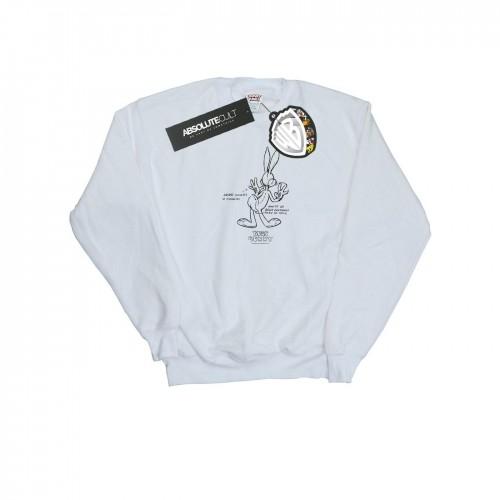 Looney Tunes Boys Bugs Bunny witte buiksweater