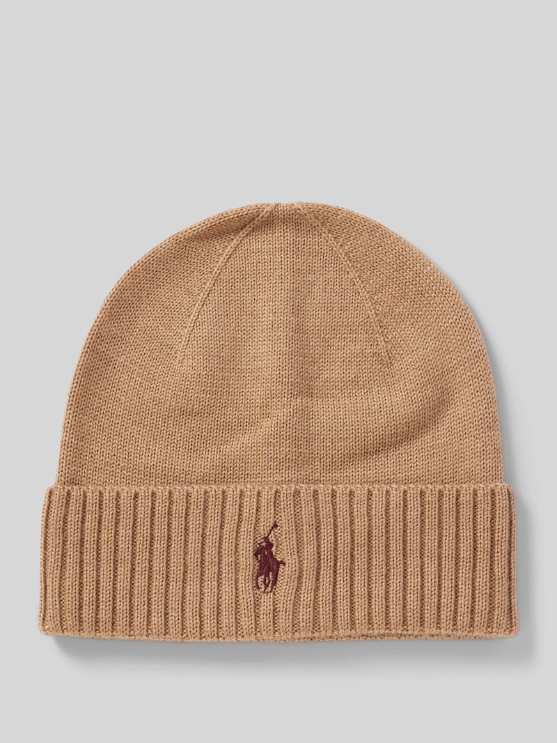 Polo Ralph Lauren Beanie van kasjmier met labelstitching