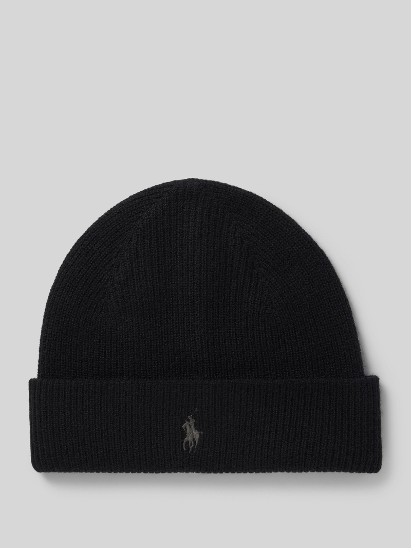 Polo Ralph Lauren Beanie van kasjmier met labelstitching