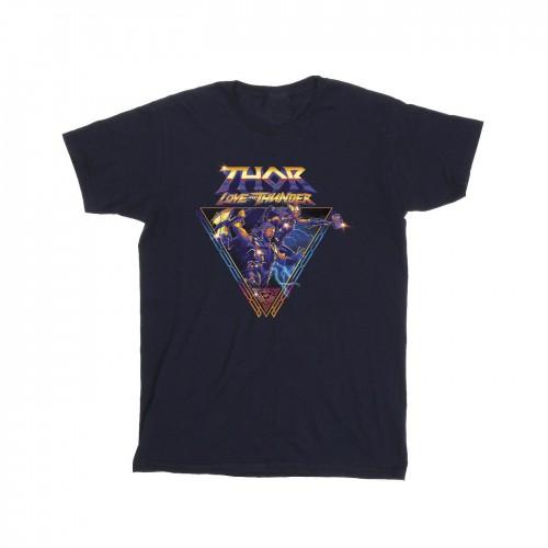 Marvel Boys Thor Love en Thunder-logo driehoekig T-shirt