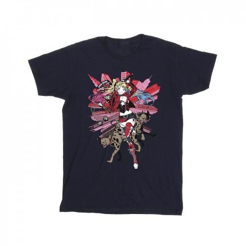 DC Comics Harley Quinn Hyena's katoenen T-shirt voor meisjes