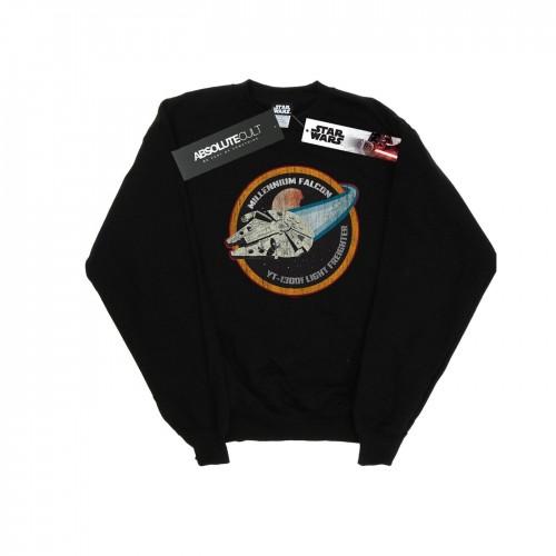 Star Wars Mens Millennium Falcon Badge Sweatshirt