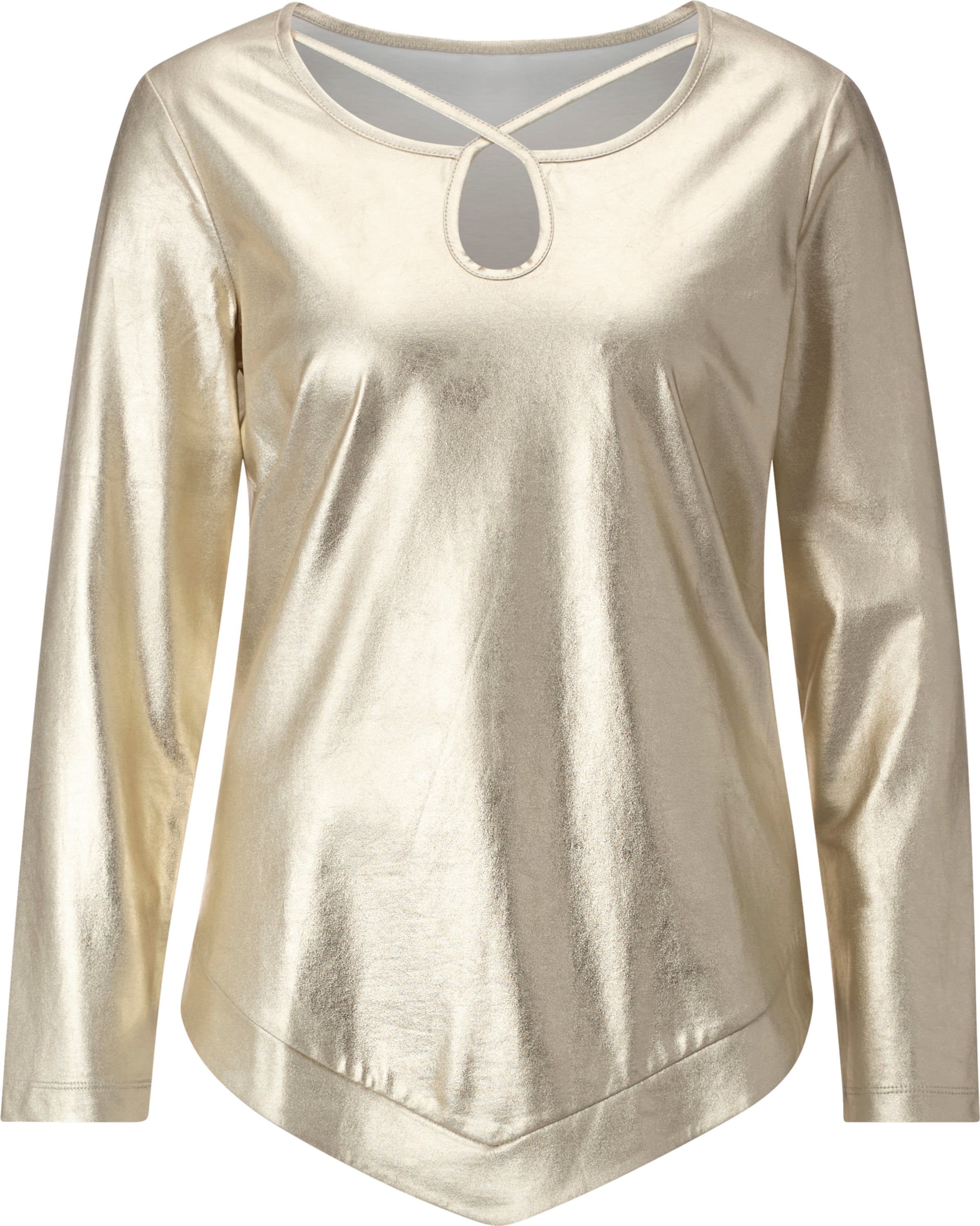 Your Look... for less! Dames Lang shirt goudkleur Maat