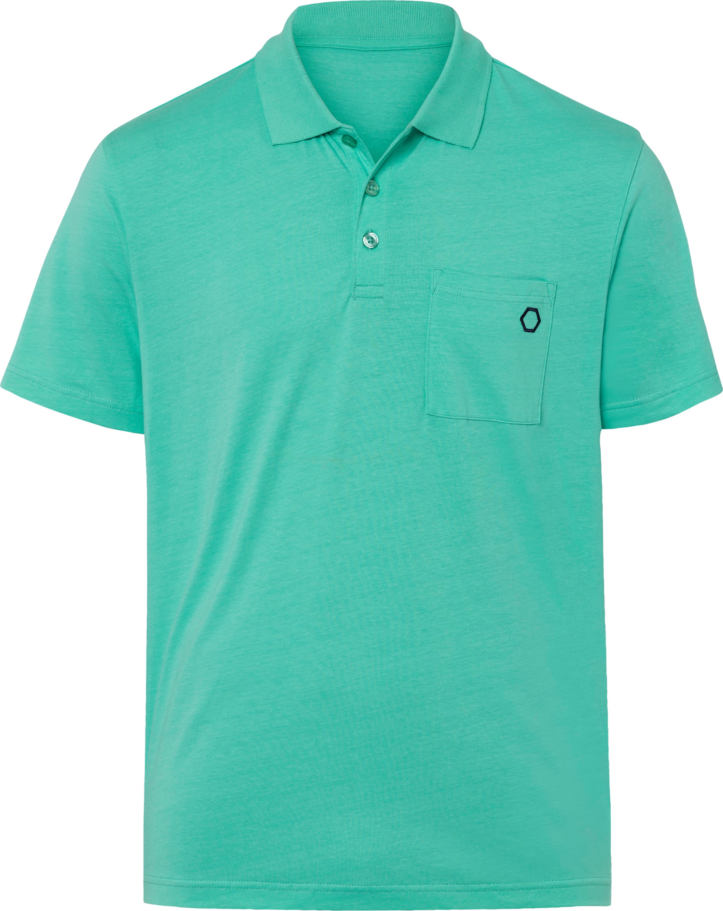 Your Look... for less! Heren Poloshirt blauwgroen Maat