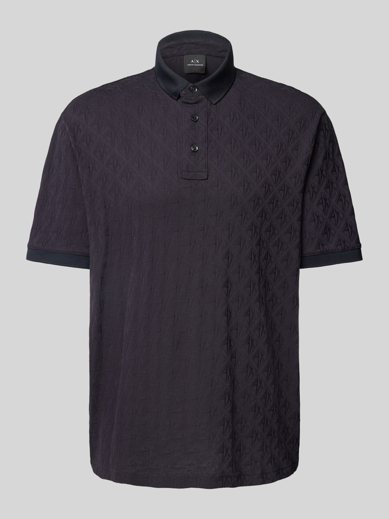 Armani Exchange Poloshirt met labeldetails