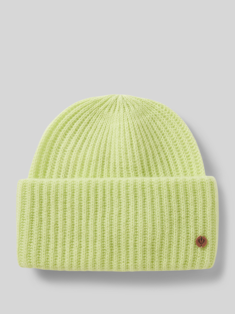 Fraas Beanie met labeldetail