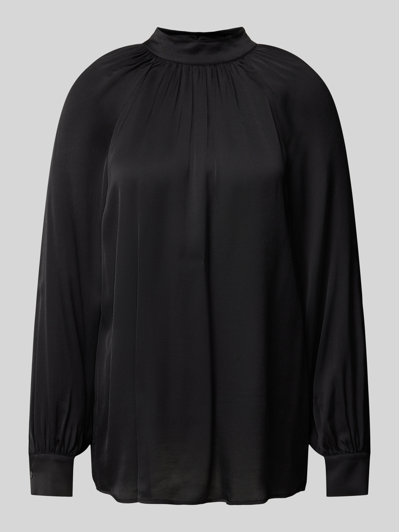 Oui Blouse van viscose met plooien