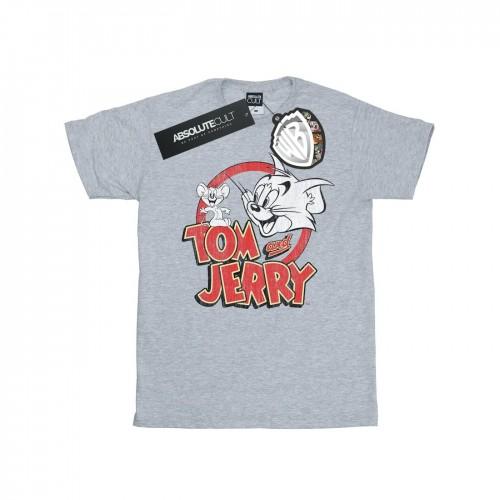 Tom And Jerry Tom en Jerry jongens T-shirt met Distressed logo