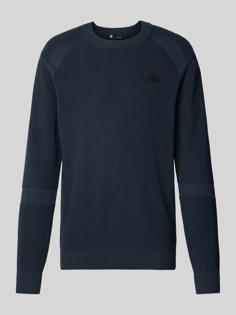 G-Star Raw Gebreide pullover met labelstitching