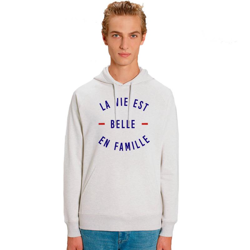 We are family Herensweater met capuchon - LIFE IS PRACHTIG MET HET FAMILIE