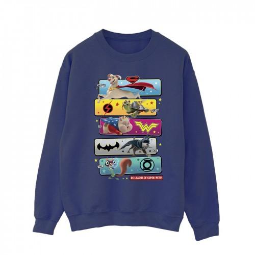 DC Comics Heren DC League Of Super-Pets Character Pose Sweatshirt