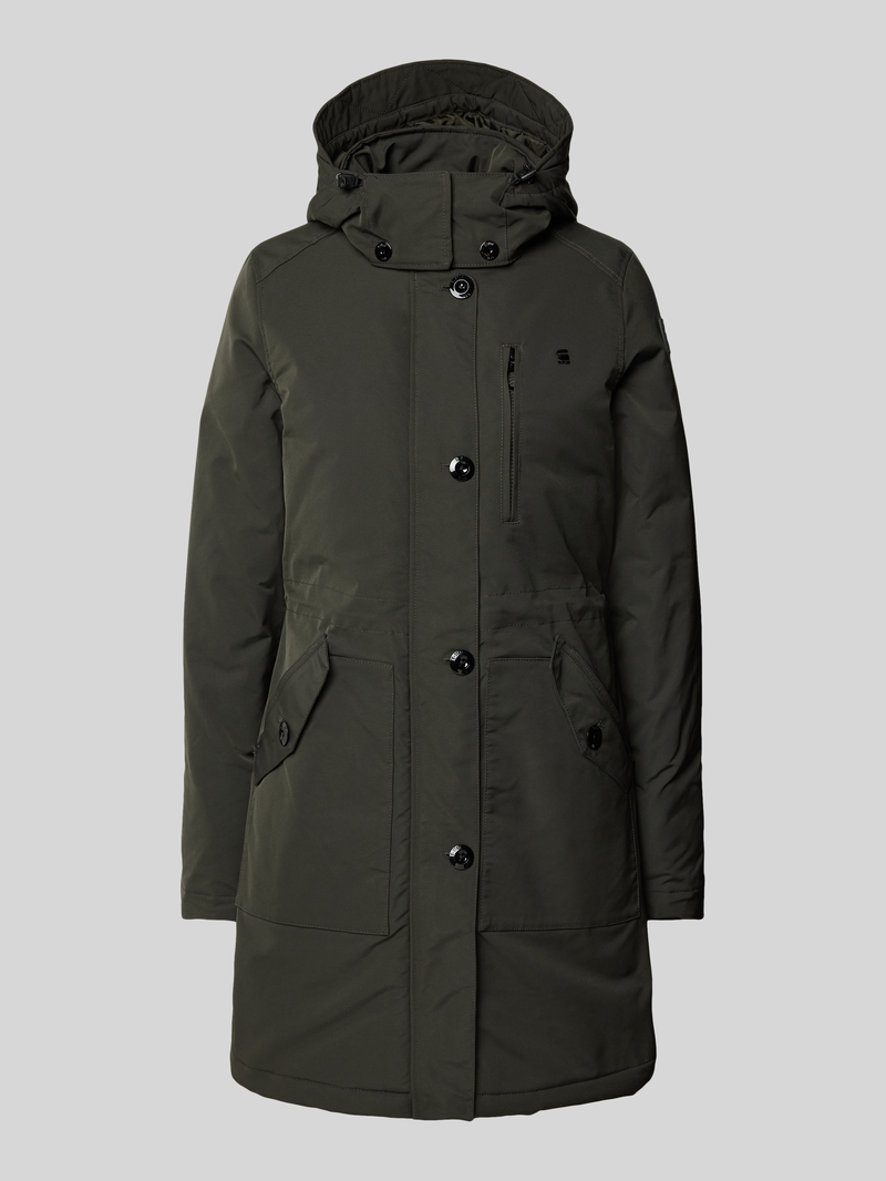 G-Star Raw Parka met knoopsluiting, model 'Vodan'