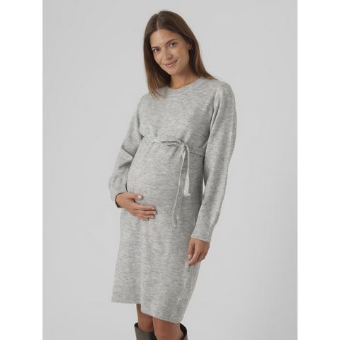 Mamalicious Positiejurk MLNEWANNE L/S ABK KNIT DRESS A. NOOS