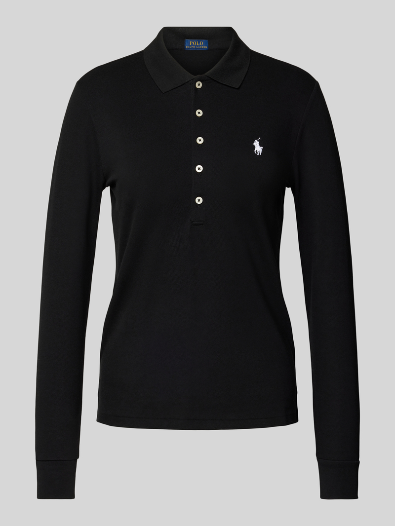 Polo Ralph Lauren Poloshirt in design met lange mouwen, model 'JULIE'