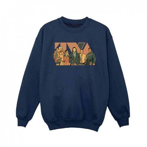 Marvel Boys Loki TVA Group-sweatshirt