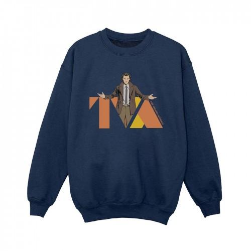 Marvel Boys Loki TVA Pose-sweatshirt