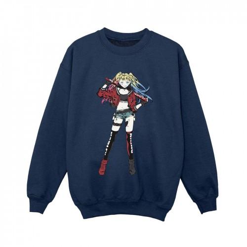 DC Comics jongens Harley Quinn staande pose sweatshirt