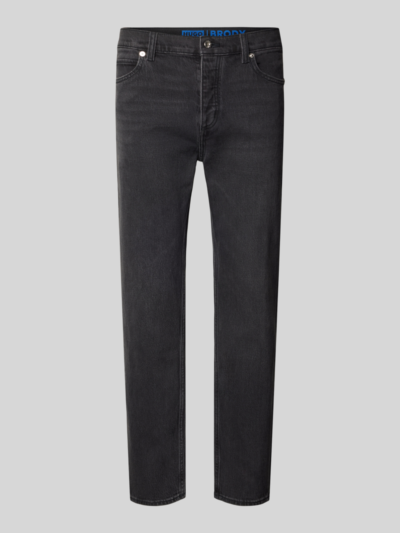 Hugo Blue Slim fit jeans met knoopsluiting, model 'Brody'