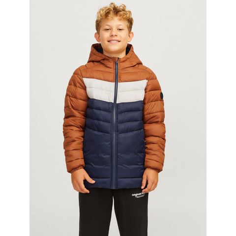 Jack & Jones Junior Gewatteerde jas JJESPRINT PUFFER HOOD NOOS JNR