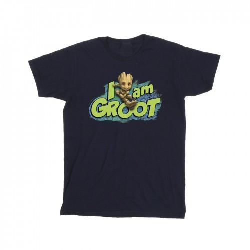 Marvel Girls Guardians of the Galaxy I Am Groot Jumping katoenen T-shirt