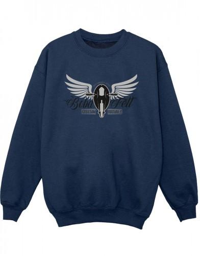 Star Wars Boys het boek van Boba Fett Legend Lives Ship Crest Sweatshirt