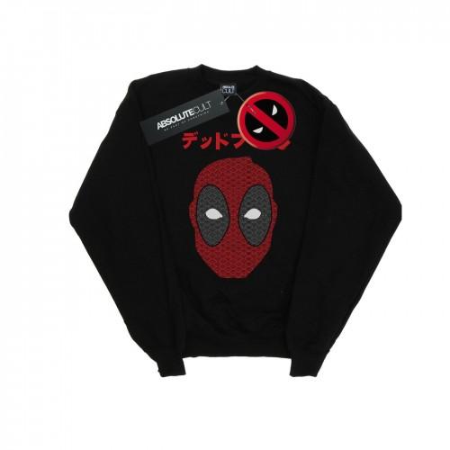 Marvel Mens Deadpool Japanse Seigaiha hoofdsweatshirt