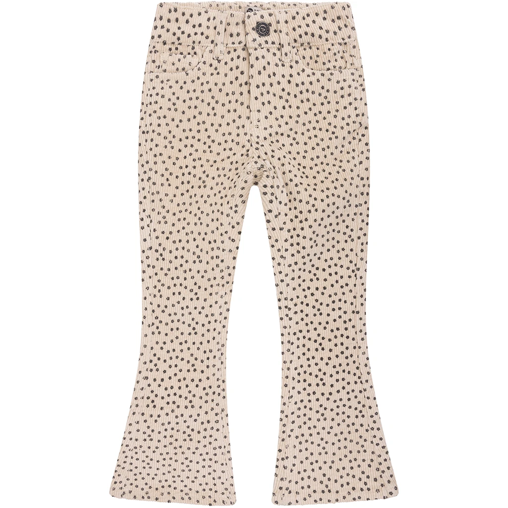 Daily7-collectie Broek flared corduroy (sand)