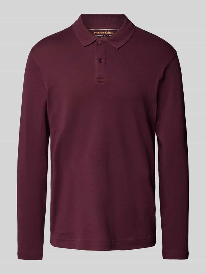 Christian Berg Men Regular fit poloshirt met lange mouwen