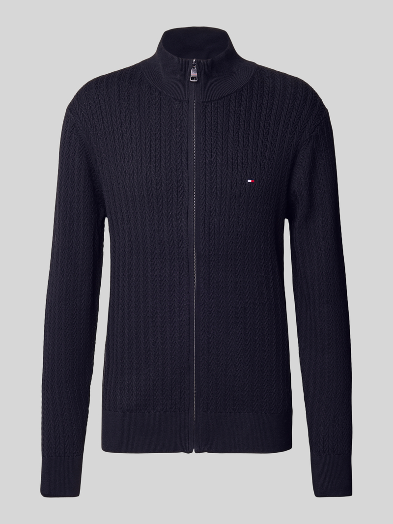 Tommy Hilfiger Gebreid jack met logostitching