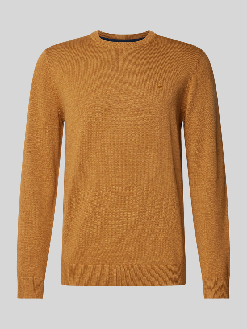 Christian Berg Men Gebreide pullover met wol en ronde hals