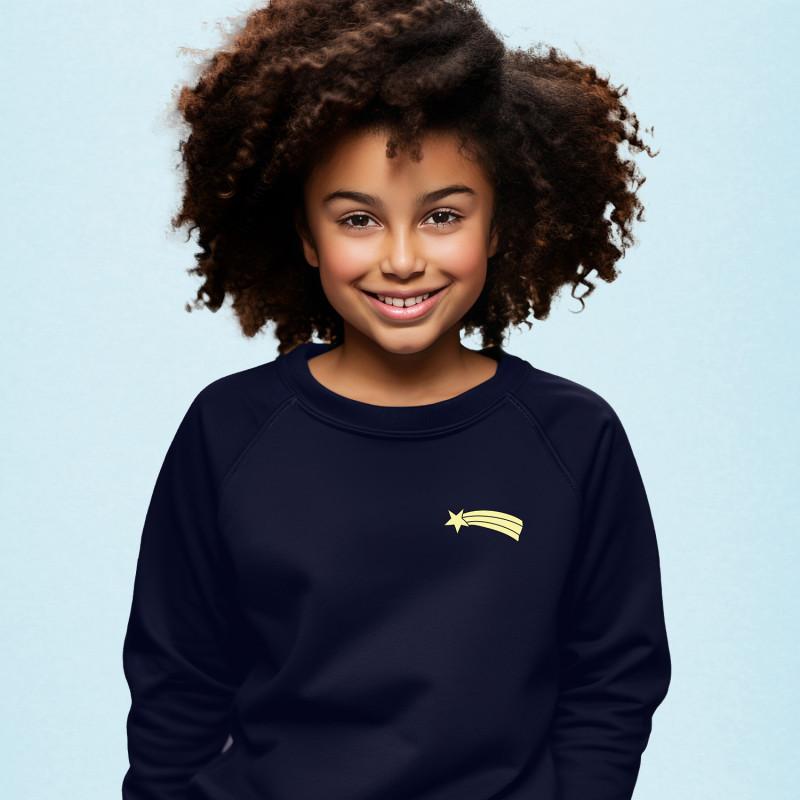 Le Roi du Tshirt Sweat Enfant ETOILE FILANTE