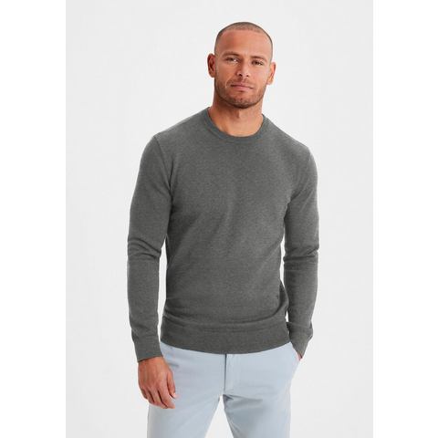 H.I.S Gebreide trui Regular fit, lange mouwen, pullover van fijn breiwerk, katoenmix