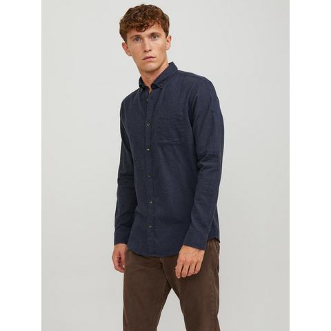 Jack & Jones Overhemd met lange mouwen JJECLASSIC MELANGE SHIRT LS SN