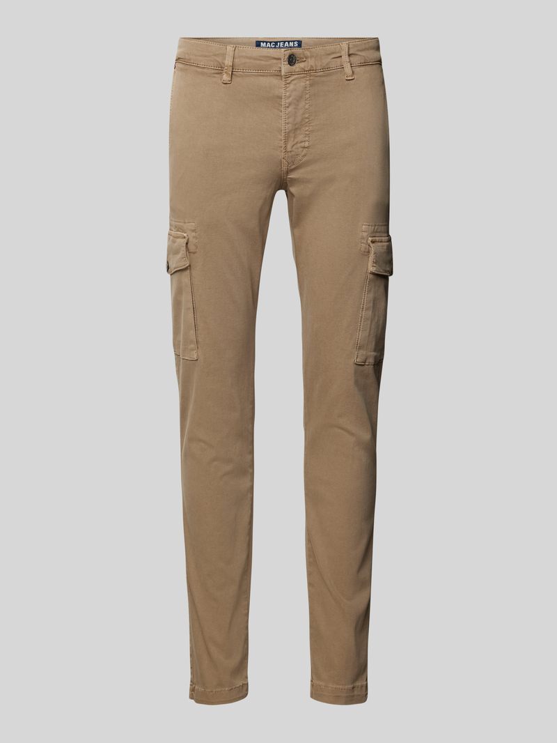 MAC Tapered fit cargobroek met riemlussen, model 'Driver'