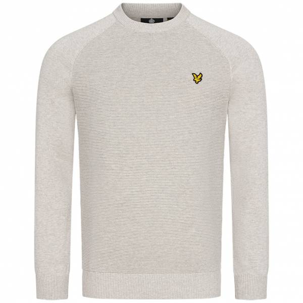 Lyle and Scott Lyle & Scott Raglan Texture Knitted Heren Sweatshirt KN1413V-D24