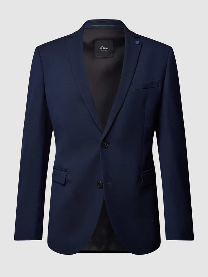 S.Oliver BLACK LABEL Slim fit colbert met reverskraag