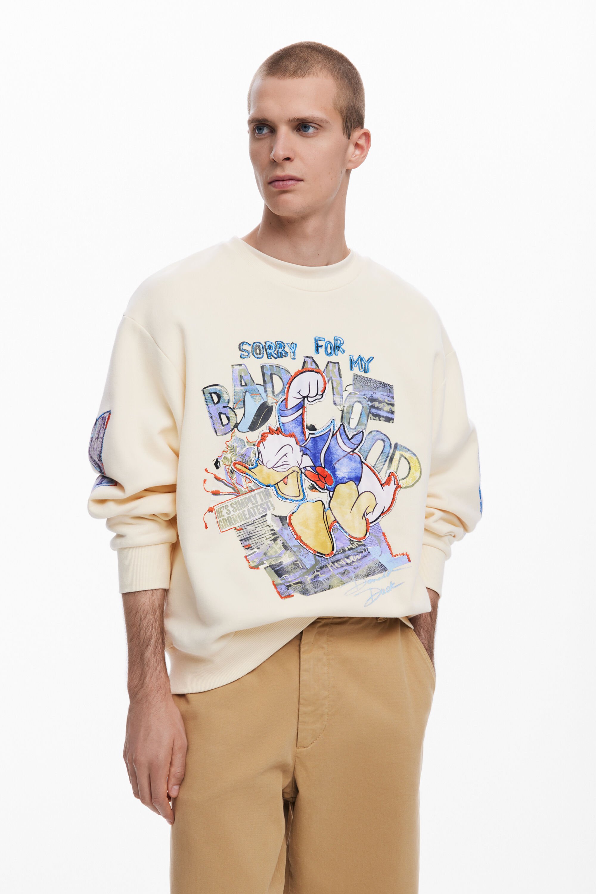 Desigual Sweatshirt - WHITE