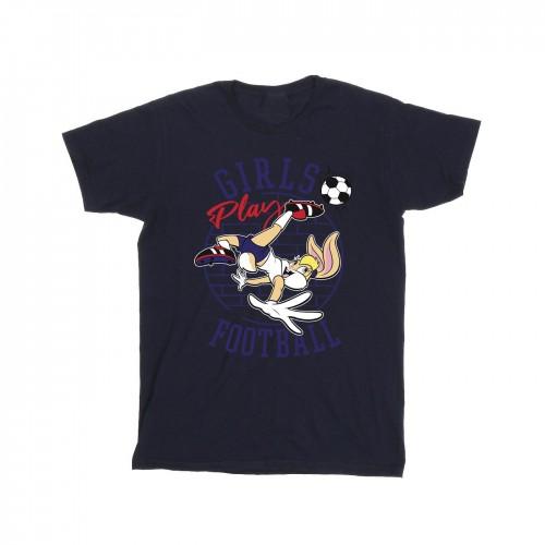 Looney Tunes jongens Lola Bunny meisjes spelen voetbal T-shirt