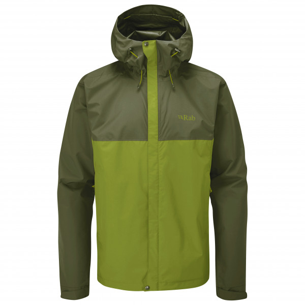 Rab  Downpour Eco Jacket - Regenjas, olijfgroen