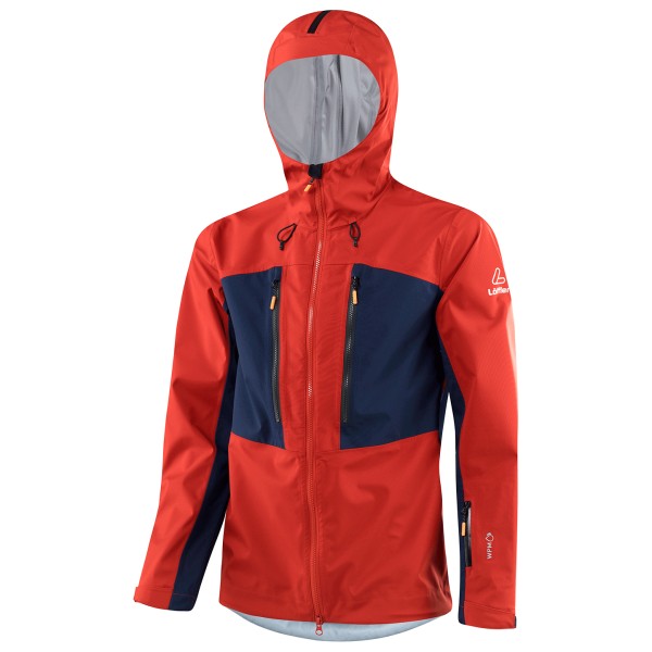 Löffler  Hooded Jacket Severo WPM Protect - Regenjas, rood