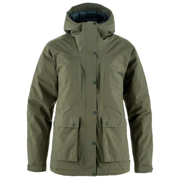 Fjällräven  Women's HC Hydratic Padded Jacket - Winterjack, olijfgroen