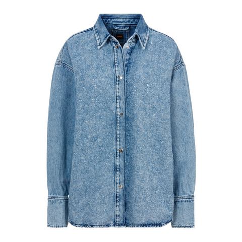 Boss Orange Klassieke blouse C_DENIM SHIRT HF