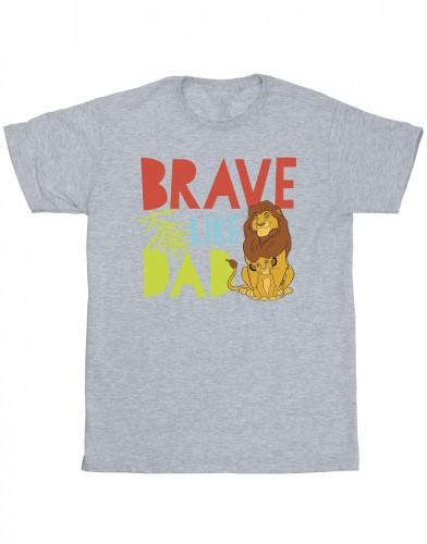 Disney Girls The Lion King Brave Like Dad katoenen T-shirt