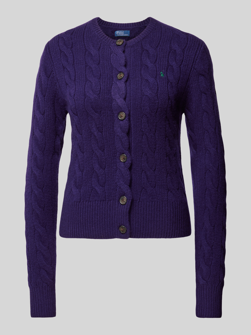 Polo Ralph Lauren Wollen cardigan met kabelpatroon