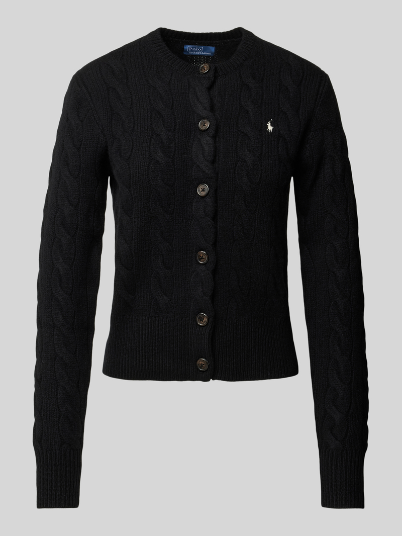 Polo Ralph Lauren Wollen cardigan met kabelpatroon