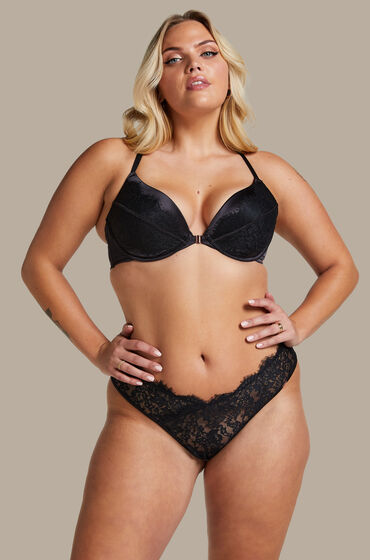 Hunkemöller Voorgevormde push-up beugel bh Chalice Zwart