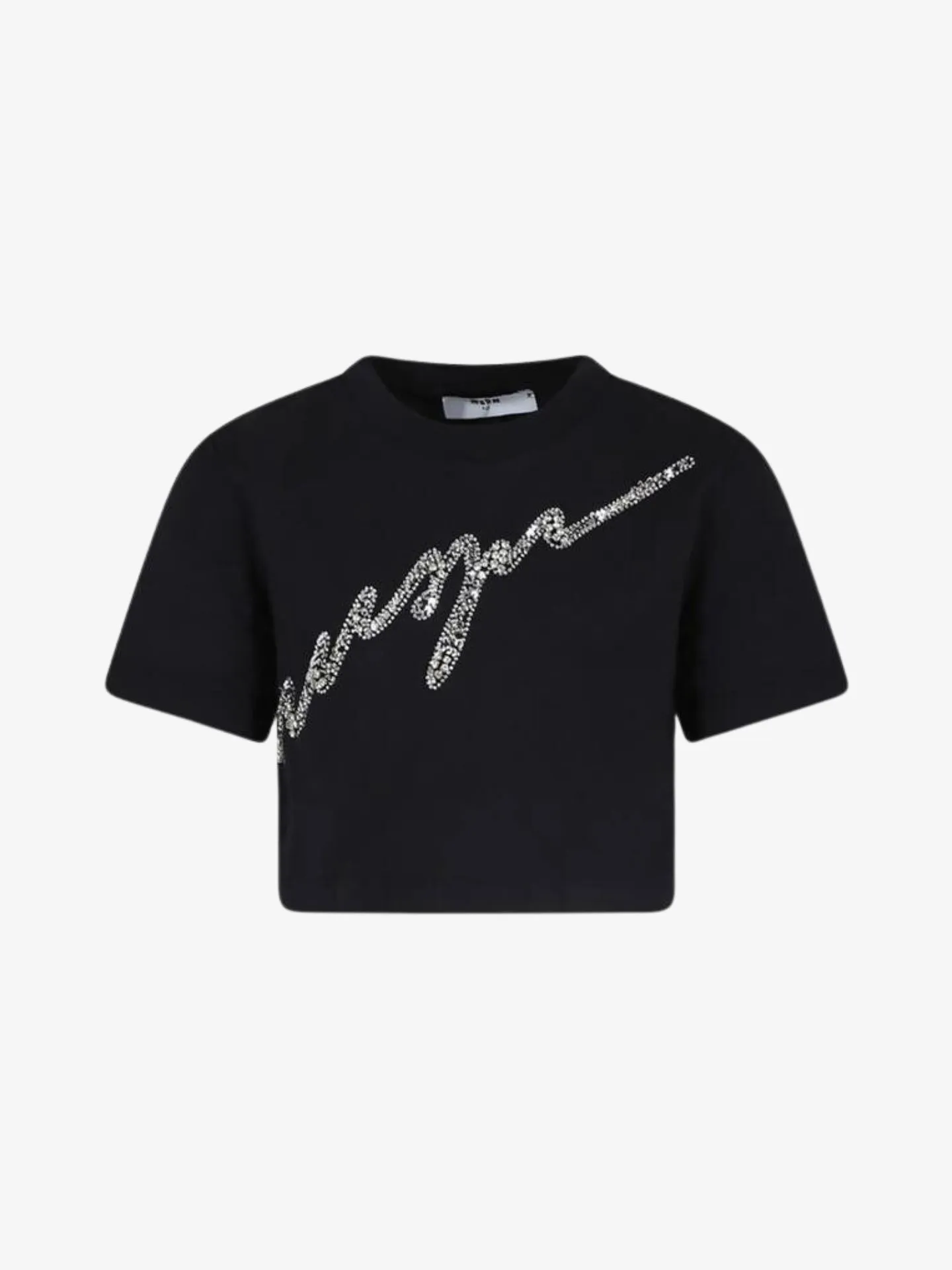 Msgm Meisjes shirt crop zwart