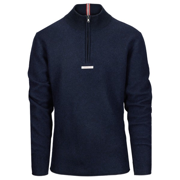 Amundsen Sports  Boiled Half Zip - Merinotrui, blauw